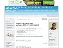 Tablet Screenshot of erp-stellenmarkt.de